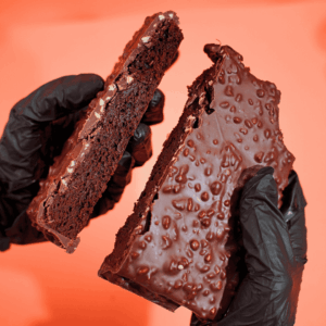 Rocher Almond  Nibs Brownies