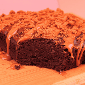 Biscoff Crumbs Brownies