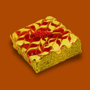Matcha Strawberry Blondie