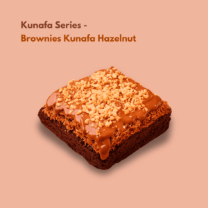 Hazelnut Kunafa Brownies