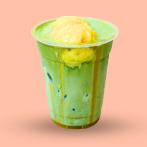 Matcha Banana Puding